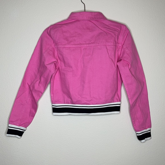 Juicy Couture Pink Denim Jacket S - Picture 2 of 3